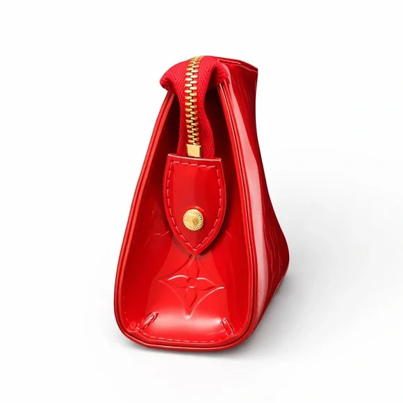 Louis Vuitton Monogram LV Vernis Canvas Trousse Cosmetic Makeup Pouch - Picture 8 of 9